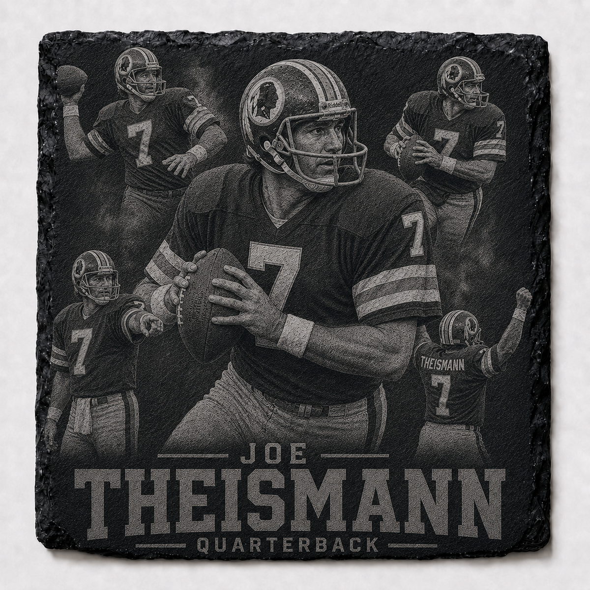 CUSTOM LASER ENGRAVED COASTERS (FOOTBALL TEAMS AND PLAYERS)