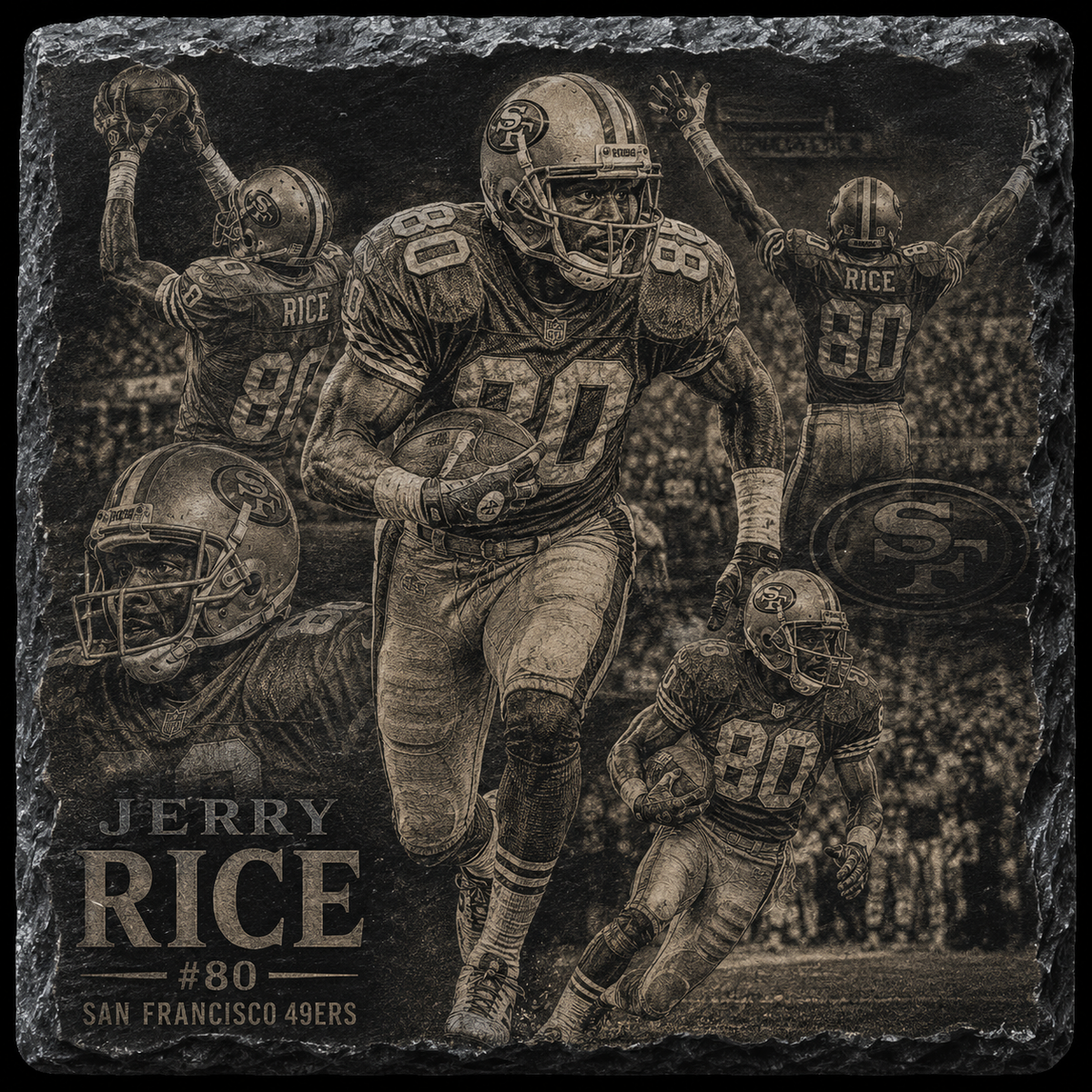 CUSTOM LASER ENGRAVED COASTERS (FOOTBALL TEAMS AND PLAYERS)