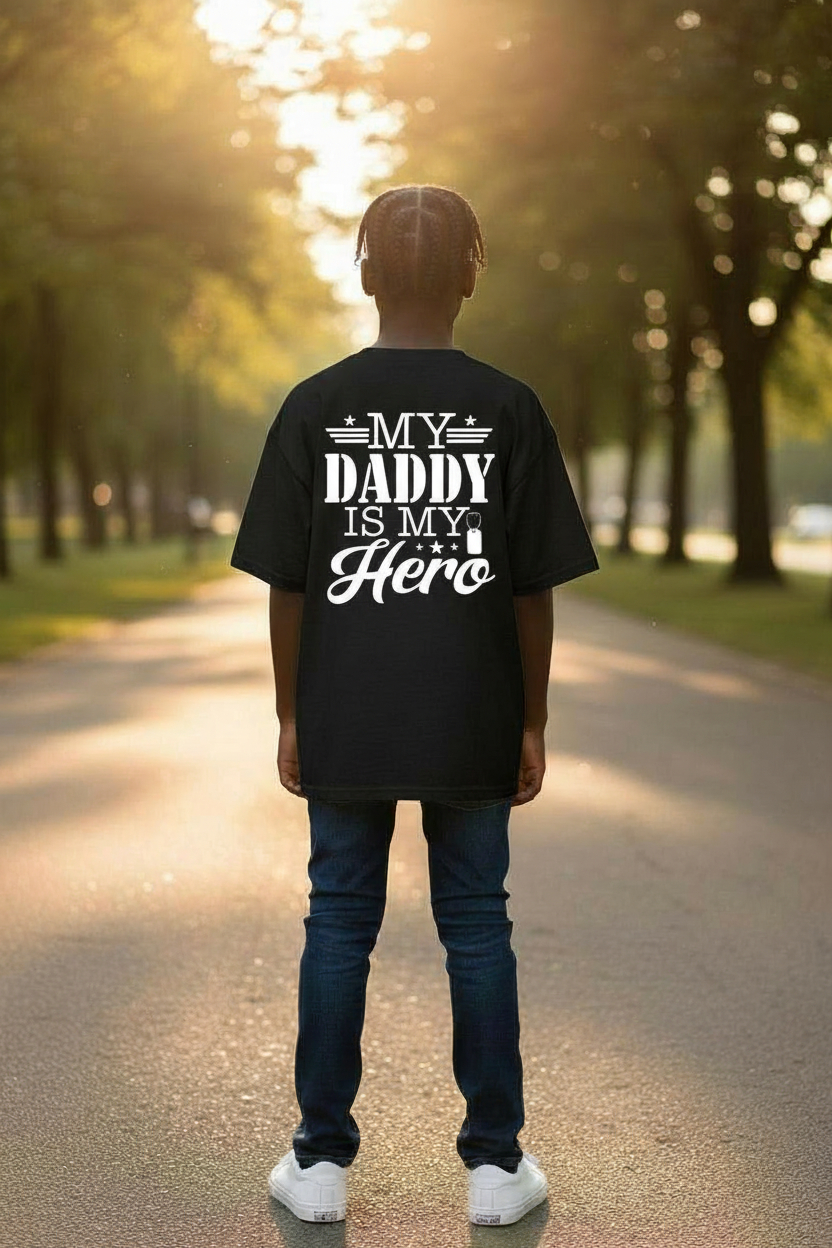 KIDS DESIGN: "MY DAD IS MY HERO"