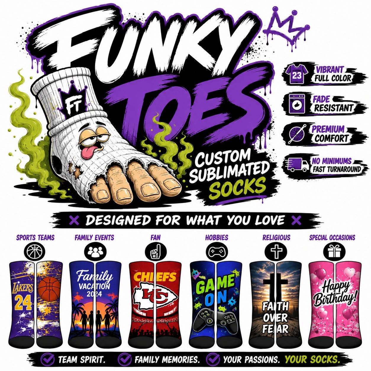 Gunky Toes V&G GRAPHIC CREATION LAB – V&G GRAPHIC CREATION LAB