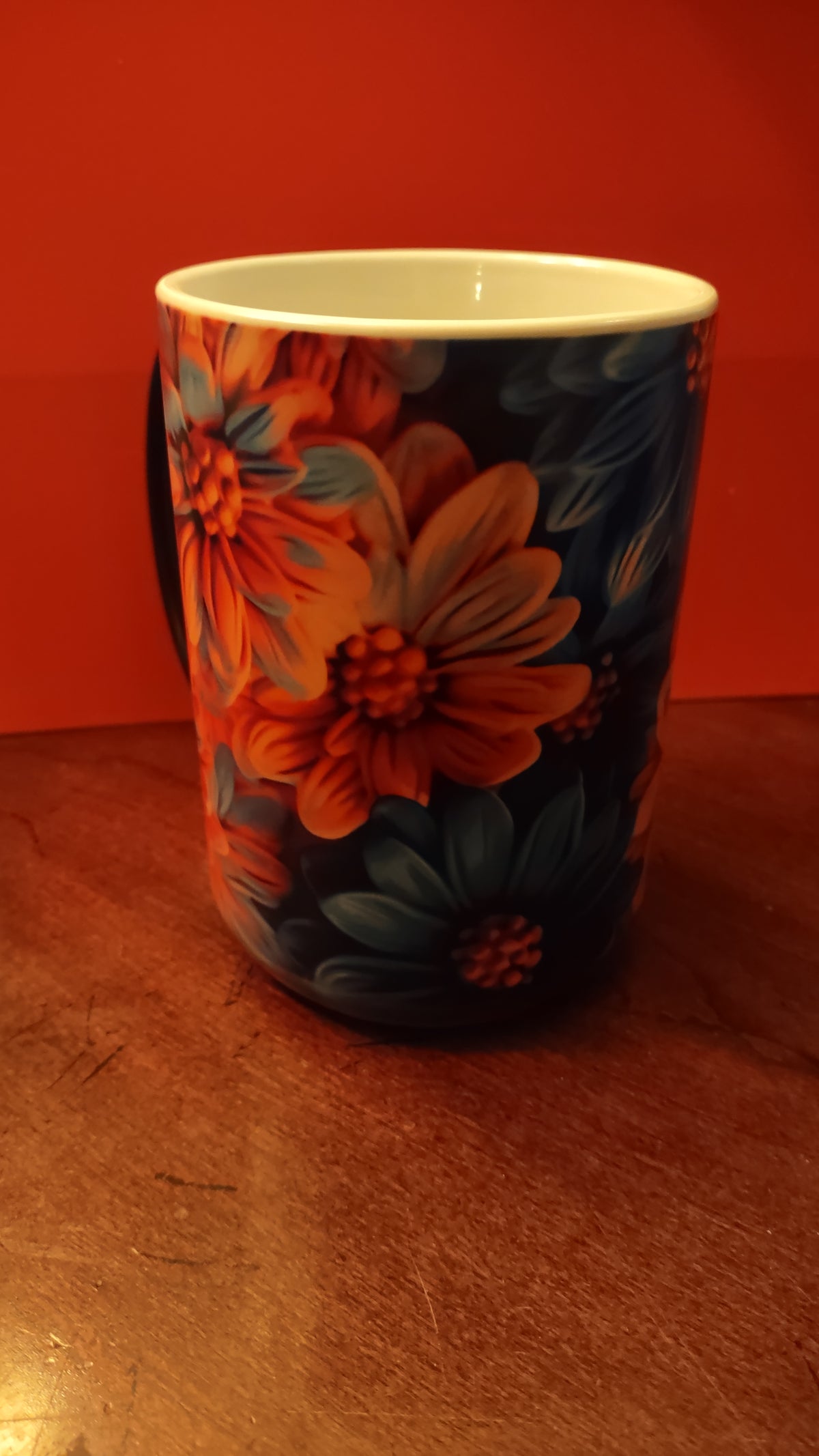 15 OZ SUBLIMATED COFFEE MUG "ROSES AND FLOWERS"