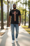 SCREEN PRINTED: "GOD, FAMILY, REDSKINS"