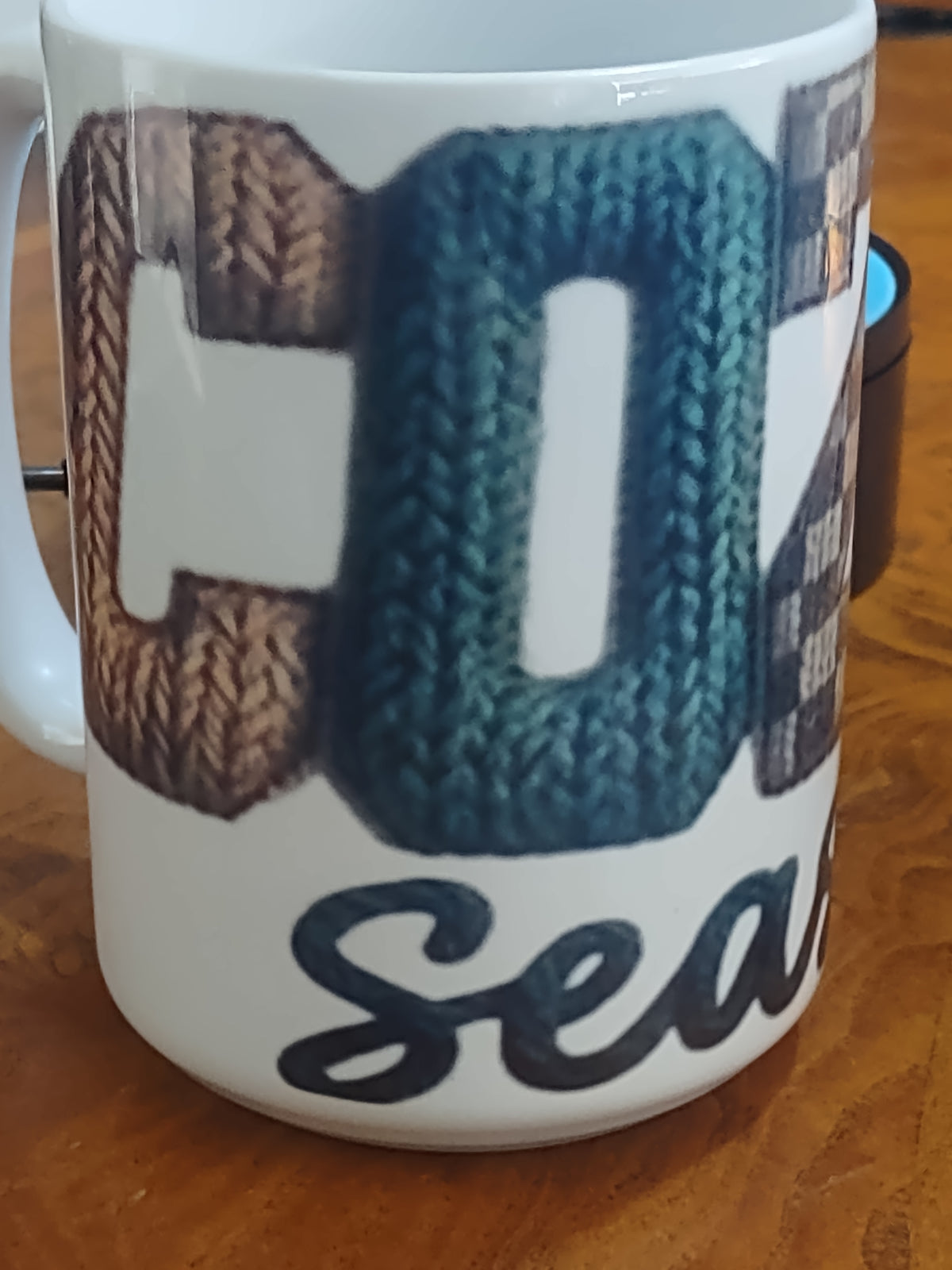 15 OZ SUBLIMATED COFFEE MUG "COZY SEASON"