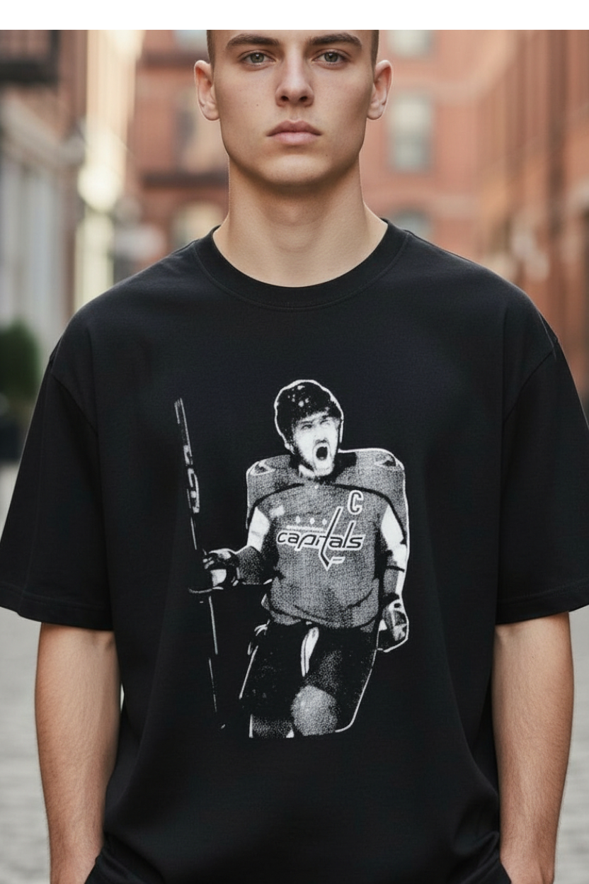 SCREEN PRINTED: "OVECHKIN HALFTONE"