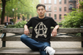 SCREEN PRINTED: "ANARCHY"