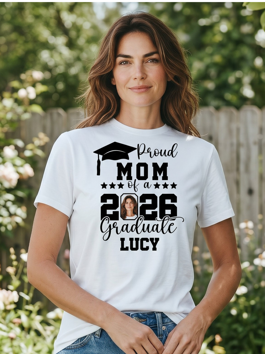 SUBLIMATED: "2026 PROUD MOM/DAD GRADUATE T-SHIRT"