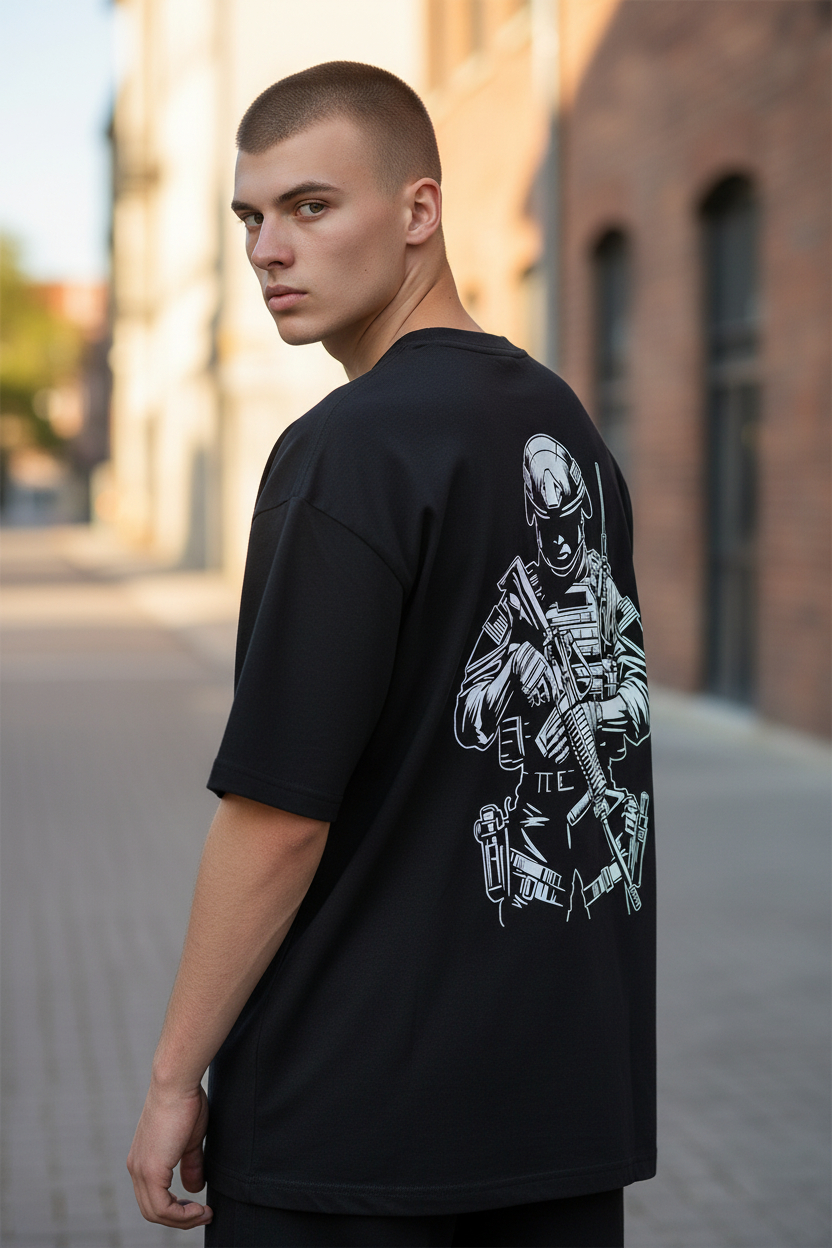 SCREEN PRINTED: "THE SOLDIER"