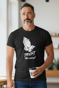 SCREEN PRINTED: "TRUST"