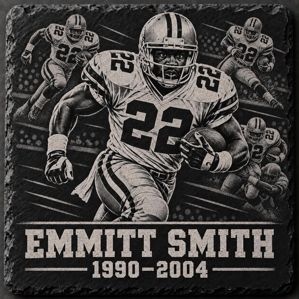 CUSTOM LASER ENGRAVED COASTERS (FOOTBALL TEAMS AND PLAYERS)